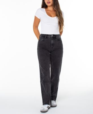 Juniors' Skater Straight Leg Jeans