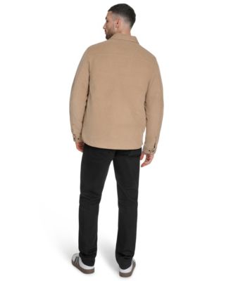 Men's Corduroy Plaid Lining Shirt Jacket