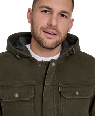 Men's Cotton Canvas Hood Jacket