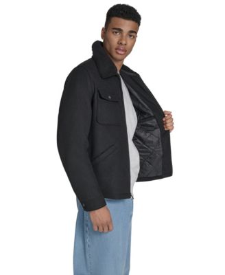 Men's Wool Blend Depot Sherpa Collar Jacket 