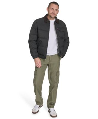 Men's Quilted Corduroy Collar Depot Jacket