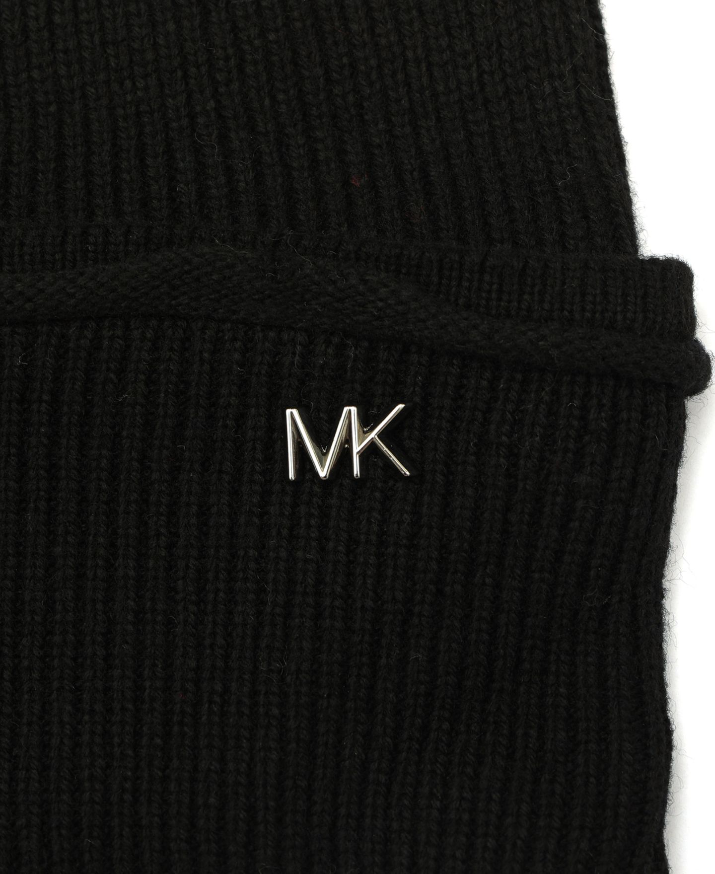 Женская шапка Michael Kors Exposed Seam Cuff, цвет: Чёрный — фото 4