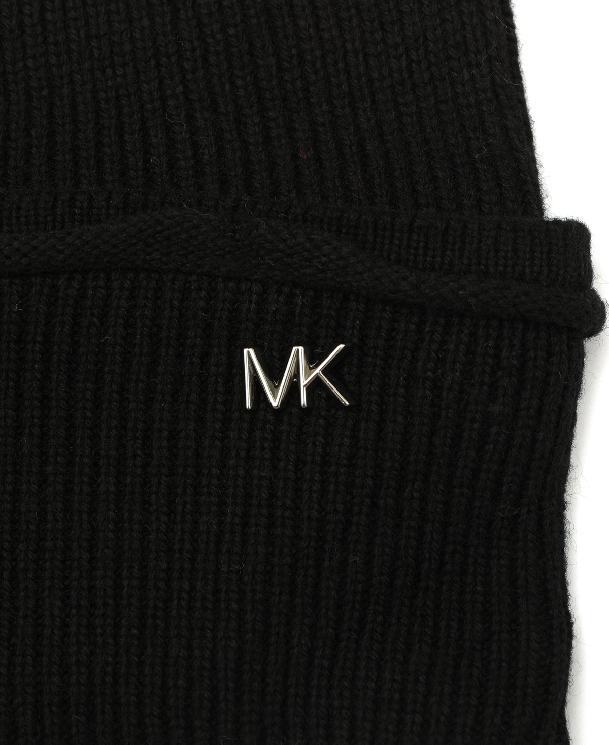 Michael Kors Women's Exposed Seam Cuff Beanie In Black