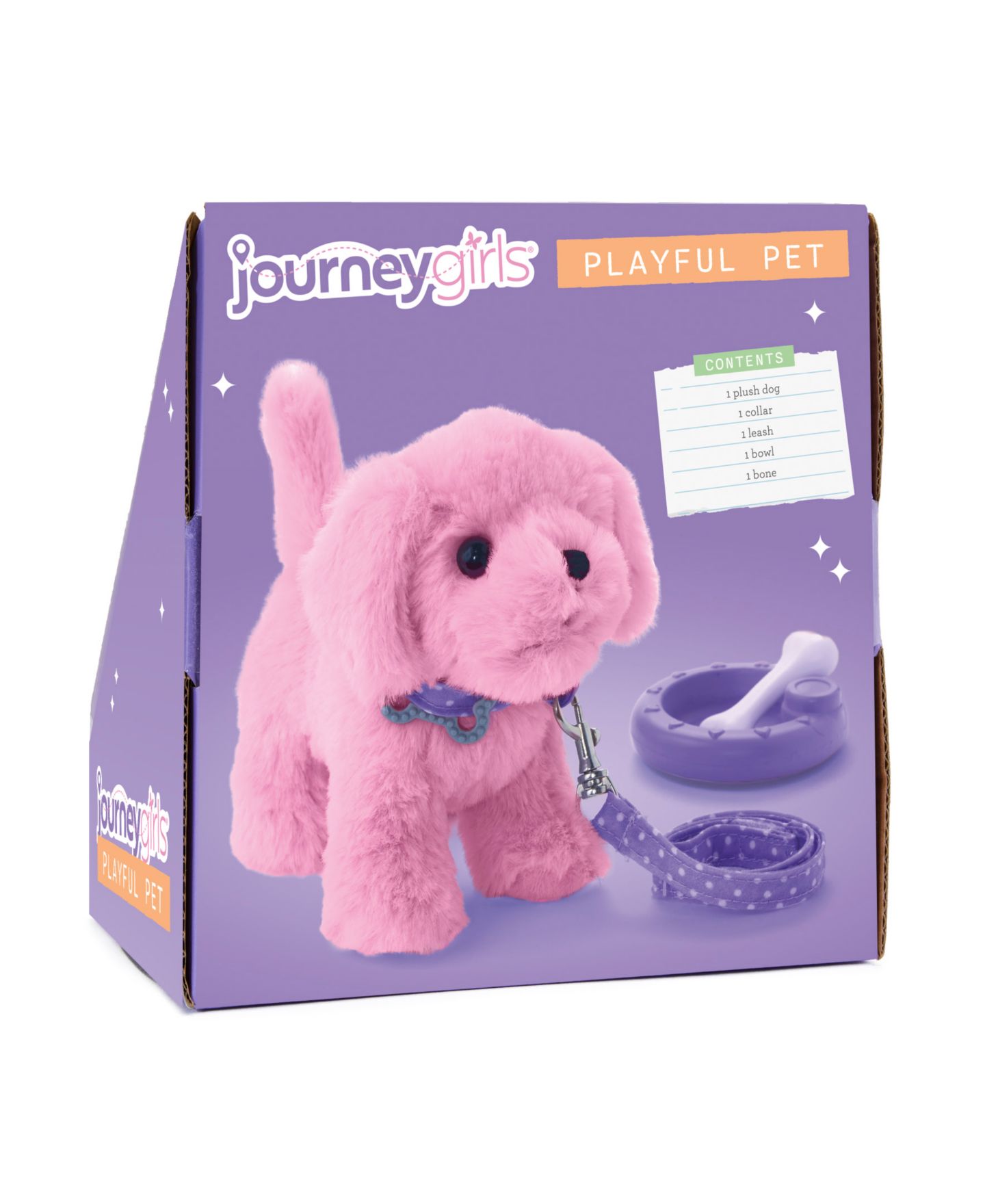 Детские куклы Journey Girls Playful Pet Plush Dog 5-Piece Set, Ages 5+, цвет: Фиолетовый — фото 10