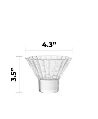 Mahalo Martini Glasses, Set of 4