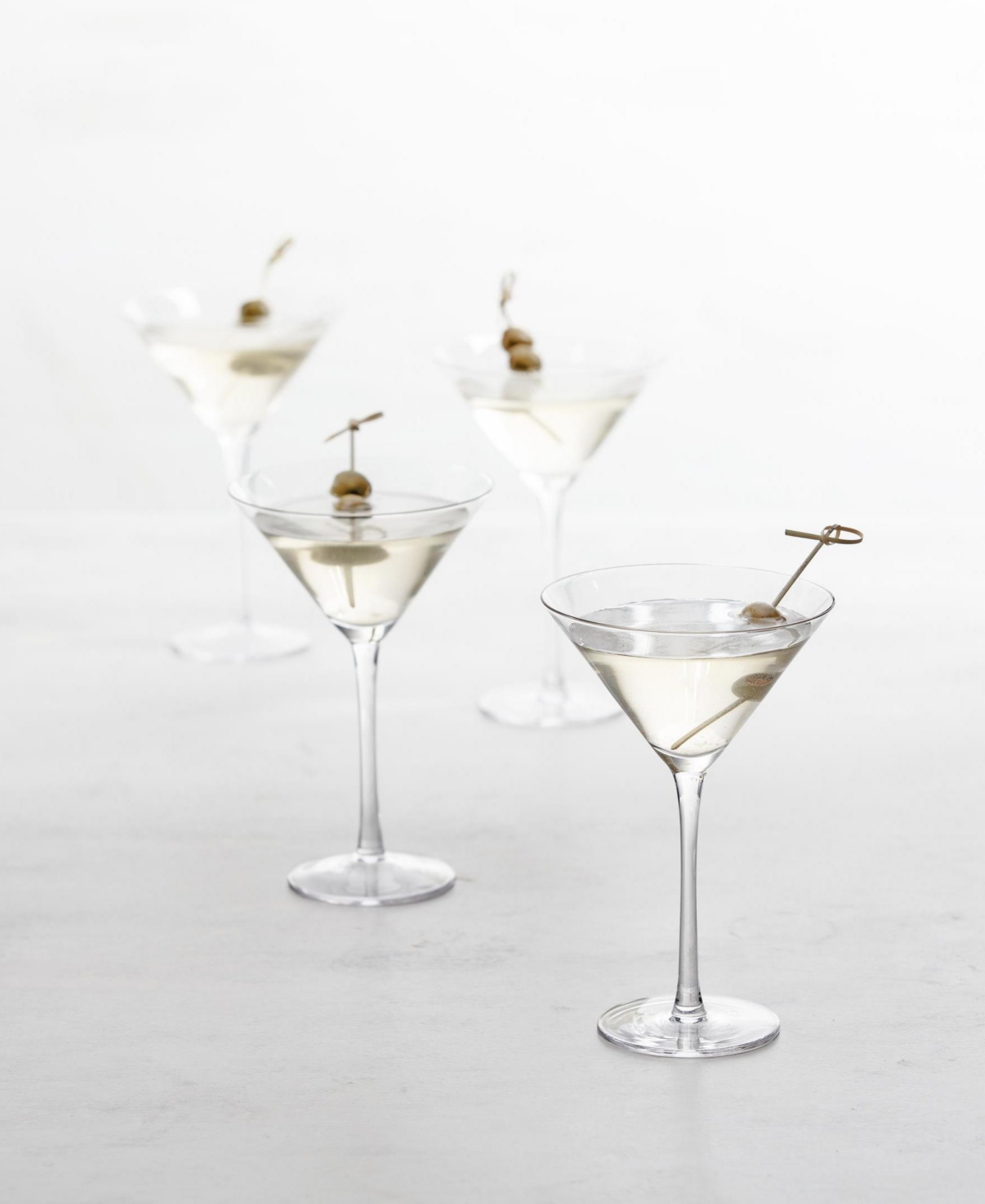 Fortessa Gala Martini Glasses, Set Of 4 In Transparent