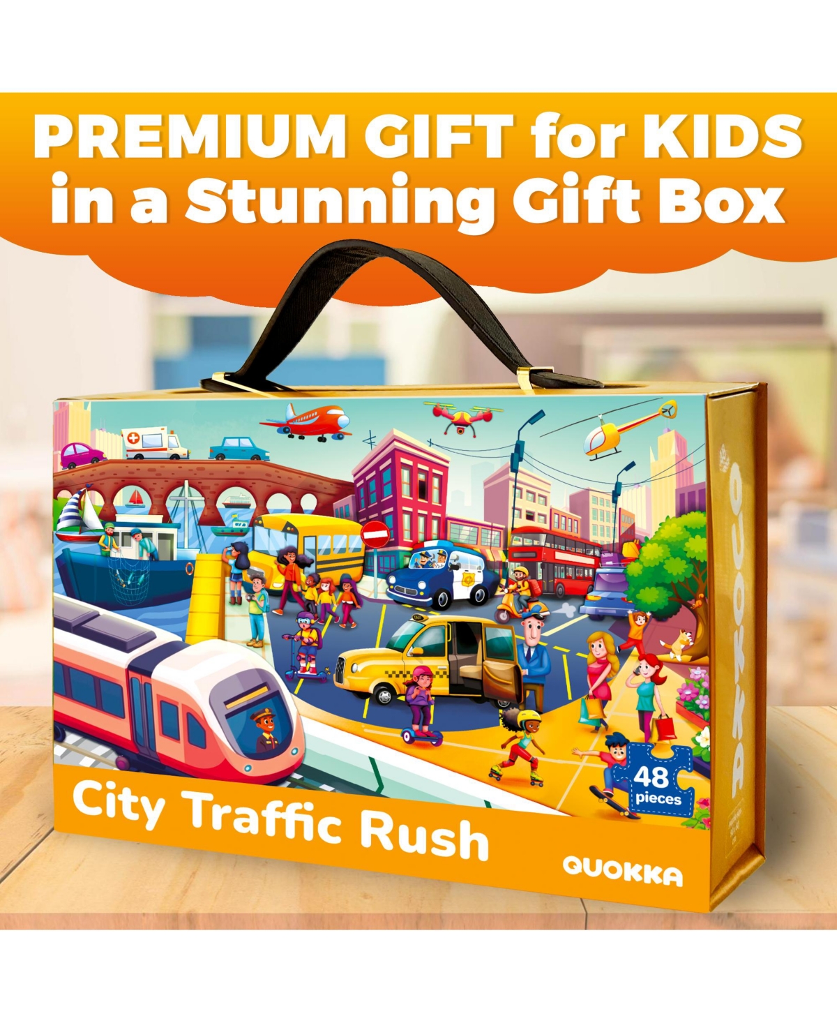 Quokka 2x3 Ft Giant Floor Puzzles for Kids Ages 4-6
