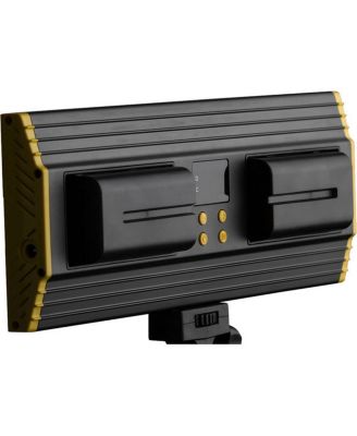 Onyx Half x 1 Bi-Color 3-Point LED Light Kit with 3x 8' V2 Heavy Duty Light Stand, Graphite