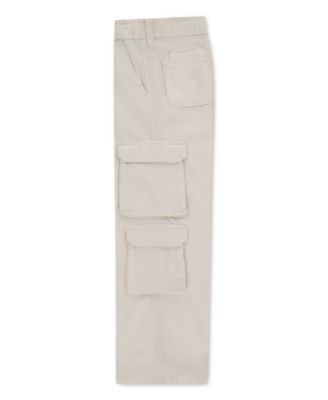 Girls' Corduroy Wide Leg Cargo Pants