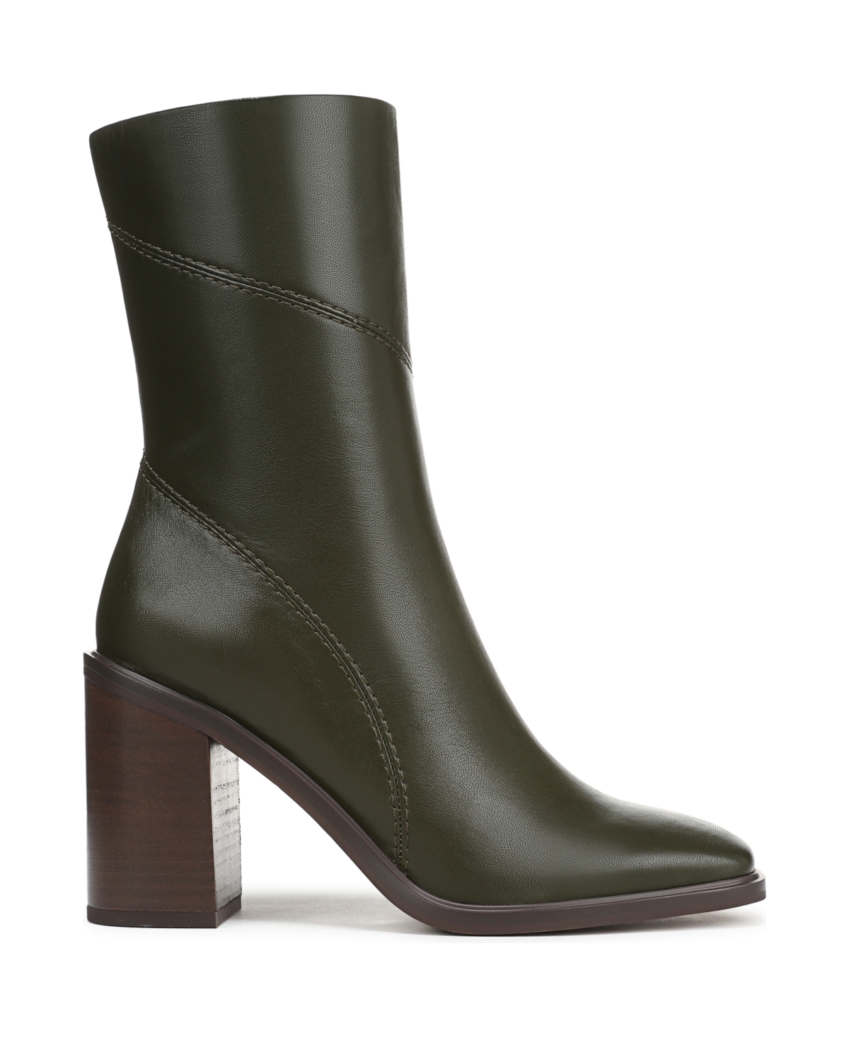 Franco Sarto Stevie Block Heel Bootie In Green