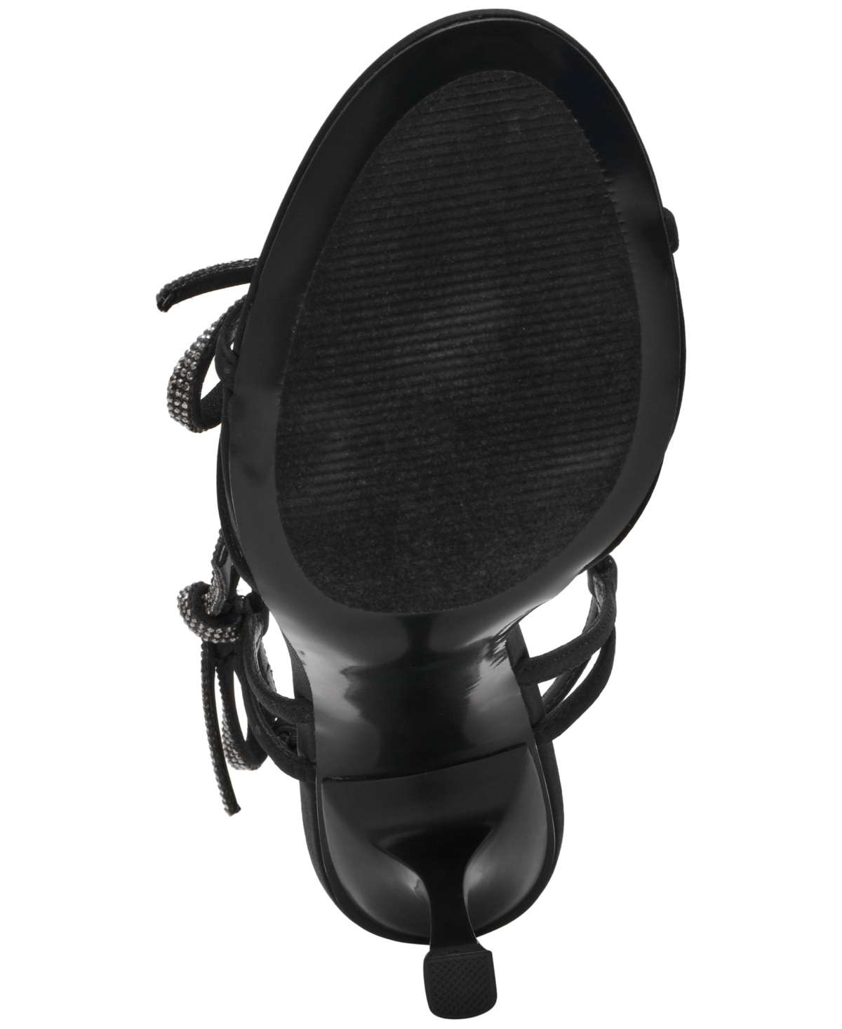 Steve Madden Women's Nixon-r High-heel Bow Dress Sandals In Black