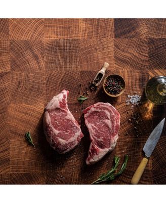 Duo Board - 24x24" Double Sided Surface Board, Aged Cutting Board/Butchers Board