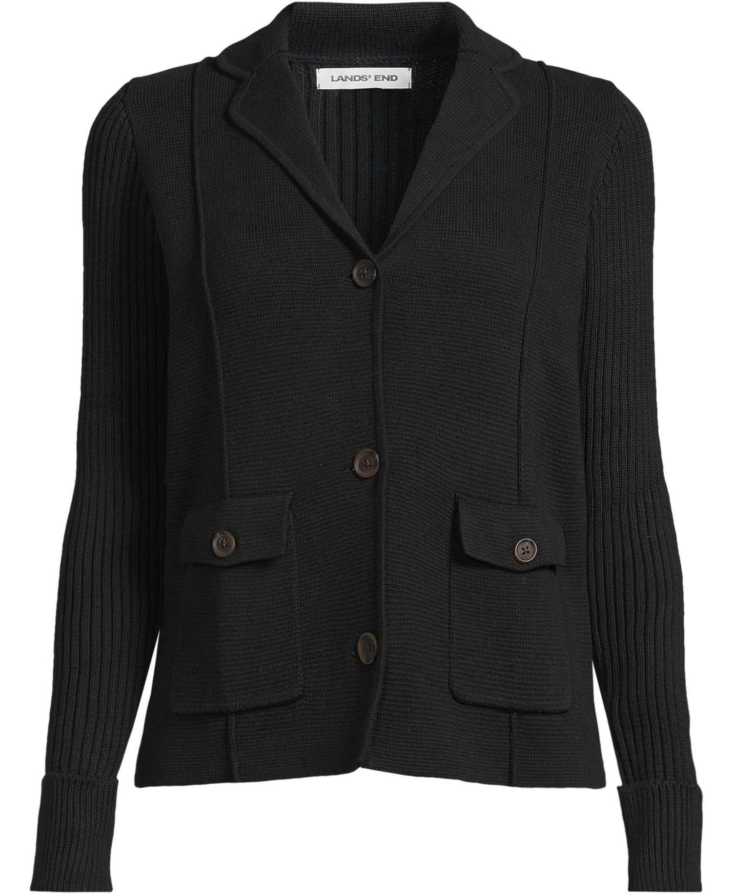 Women's Drifter Ribbed Collared Blazer Sweater