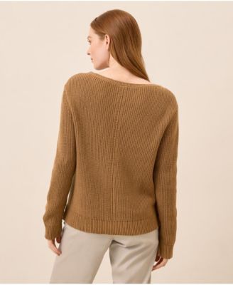 Women's Luxe Knit Boatneck Sweater