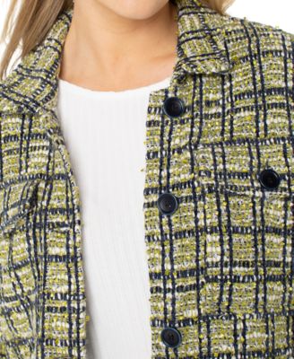 Women's Fray Edge Cargo Shacket