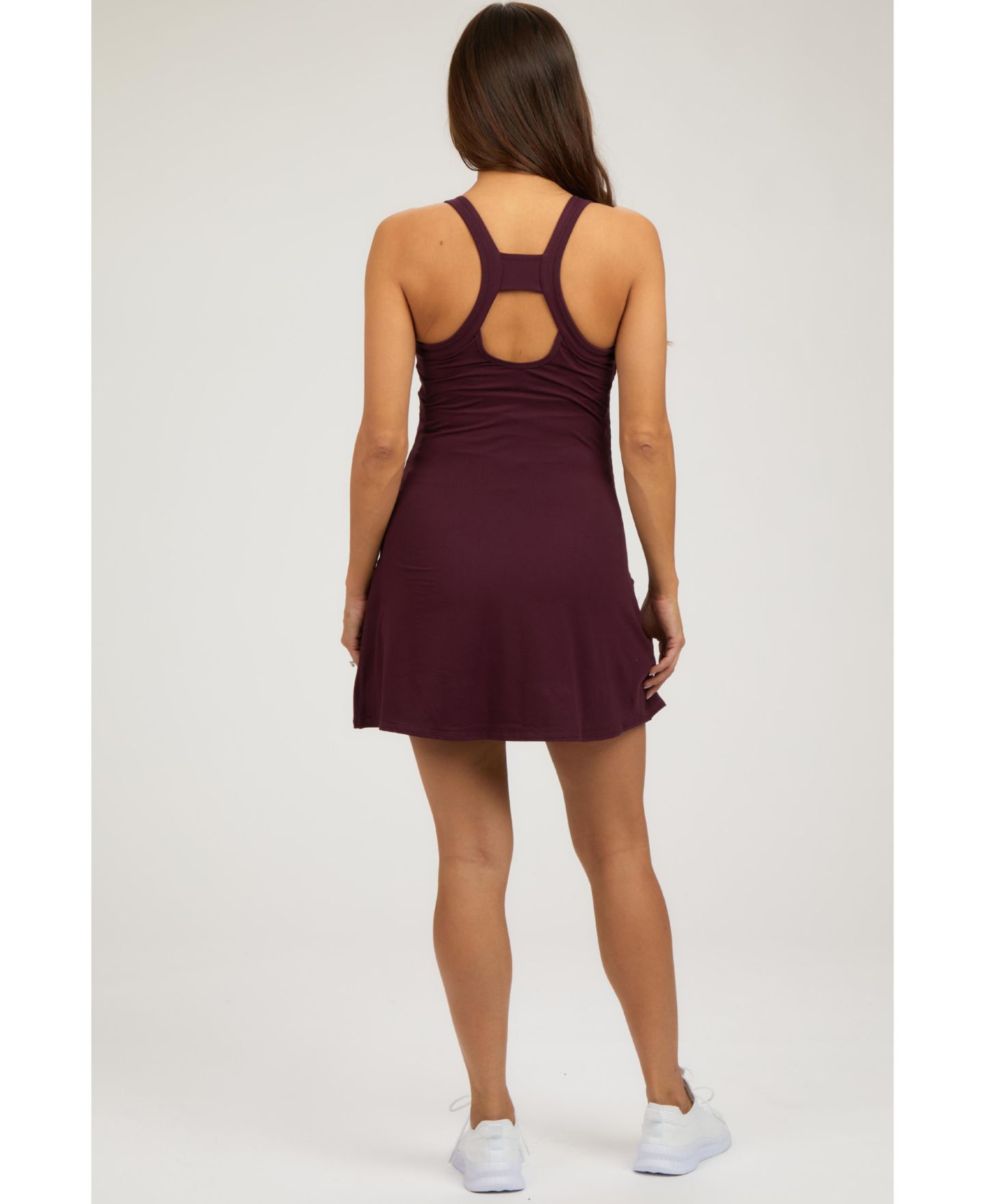 Женское платье Pinkblush Tennis Racerback Romper, цвет: Бордовый — фото 3