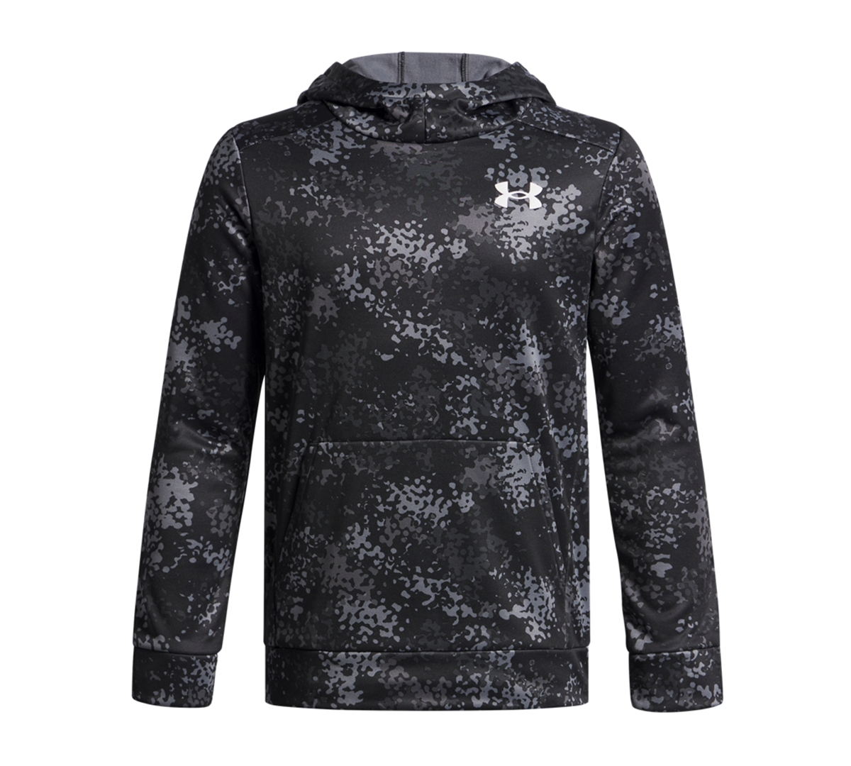 Under Armour Big Boys Fleece Printed Hoodie In Black