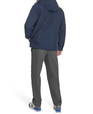 Men's Rib Stop Softshell with Hood Jacket 