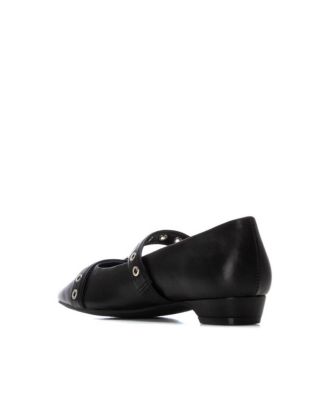 Women's Pointed Toe Mary Jane Ballet Flats By XTI