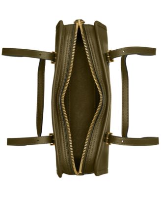 Swing Zip Small Leather Shoulder Bag