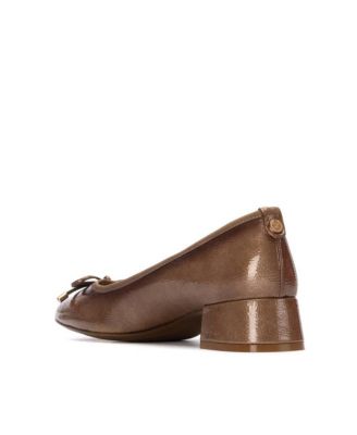 Women's Patent Leather Block Heel Pumps By XTI