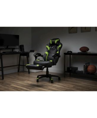 Gaming Chairs For Adults With Headrest Pillow - Green