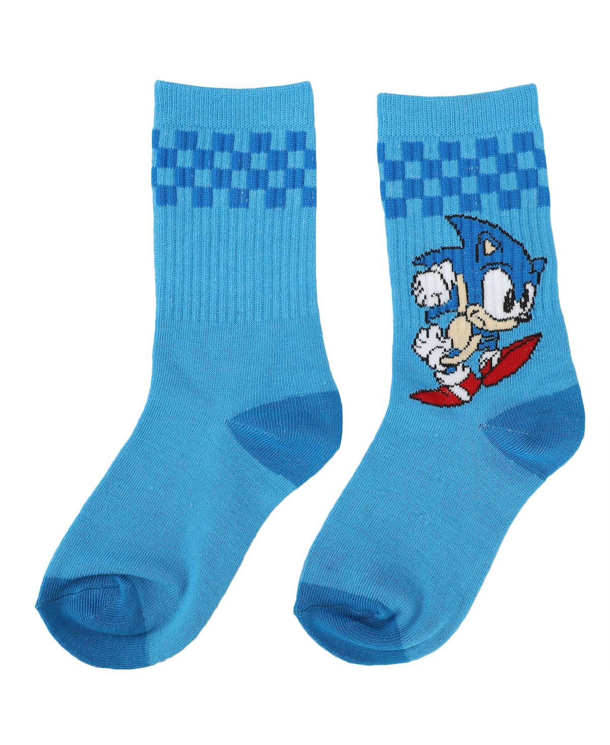 Sonic the Hedgehog Boys Sonic 3-Pack Crew Socks