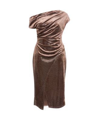 Plus Size Shimmy Midi Dress