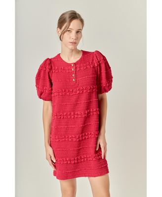 Women's Smocked Mini Dress