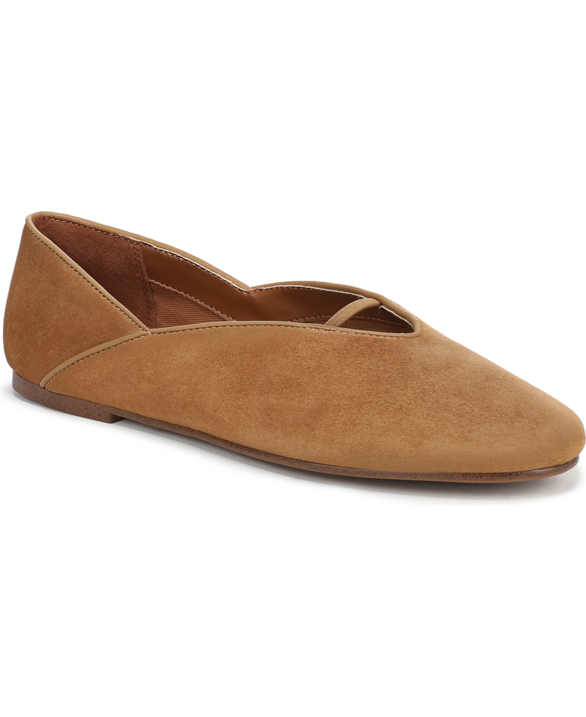 Franco Sarto Women's Brayten Round Toe Ballerina Flats In Brown