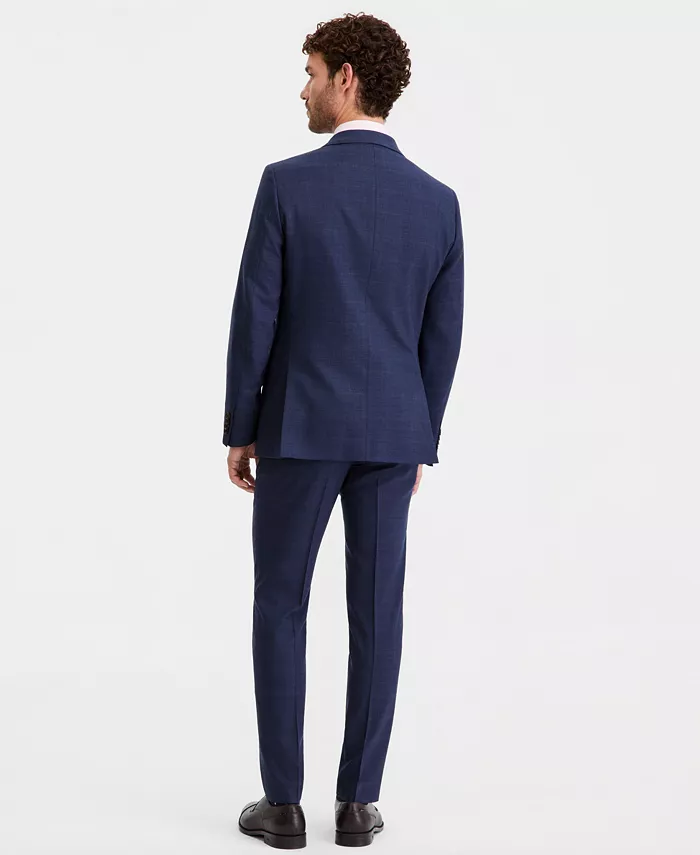 Men's Modern-Fit Wool-Blend Windowpane Suit Separates - thumbnail 3