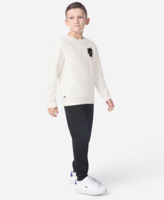 Boys' 8-20 Chenille Patch Crewneck Sweatshirt