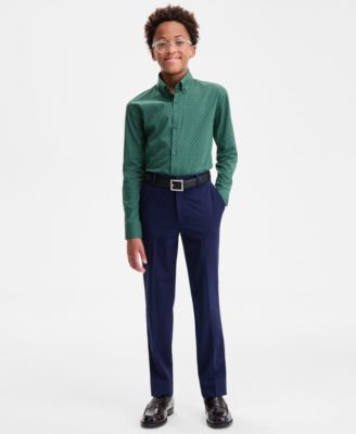 Boys' 8-20 Spread Collar Classic Shirt