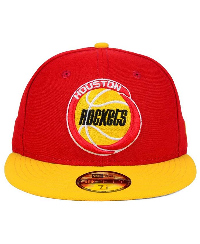 New Era Houston Rockets 2-Tone Basic 59FIFTY Fitted Cap & Reviews ...