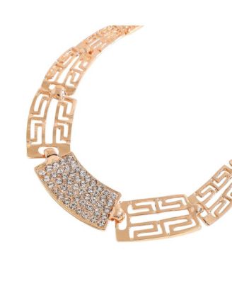 Gold-Plated Stones Jewellery Set