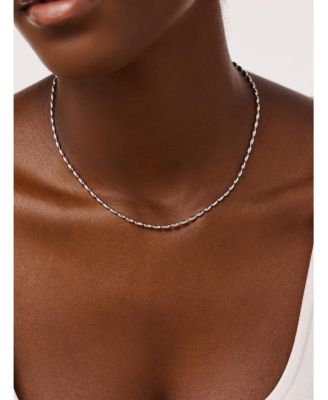 Ball Chain Necklace - Capri Silver