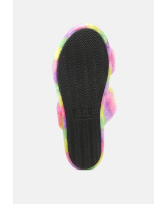 Womens Fur Slip On s Flat