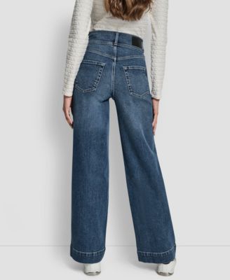 Women's High Rise Double Button Jeans