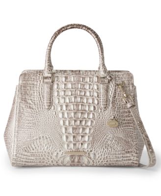 Finley Medium Leather Satchel Bag