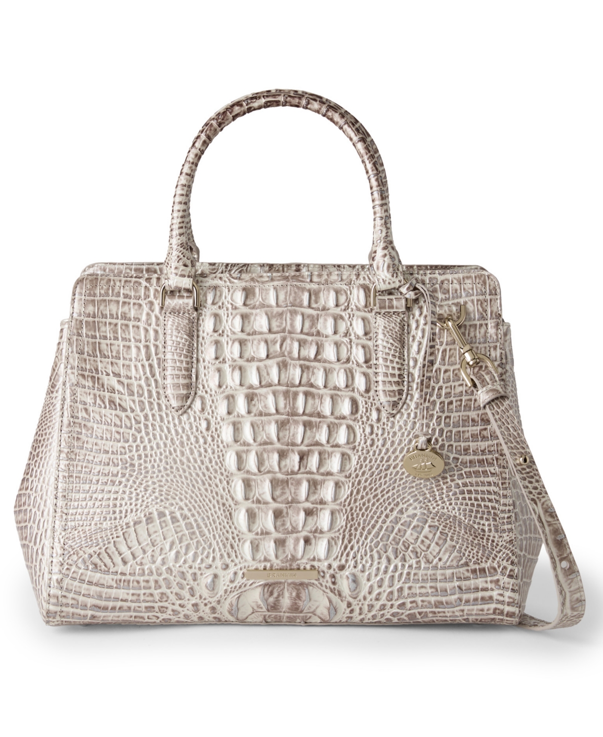 Brahmin Women's Finley Leather Large Satchel Bag
