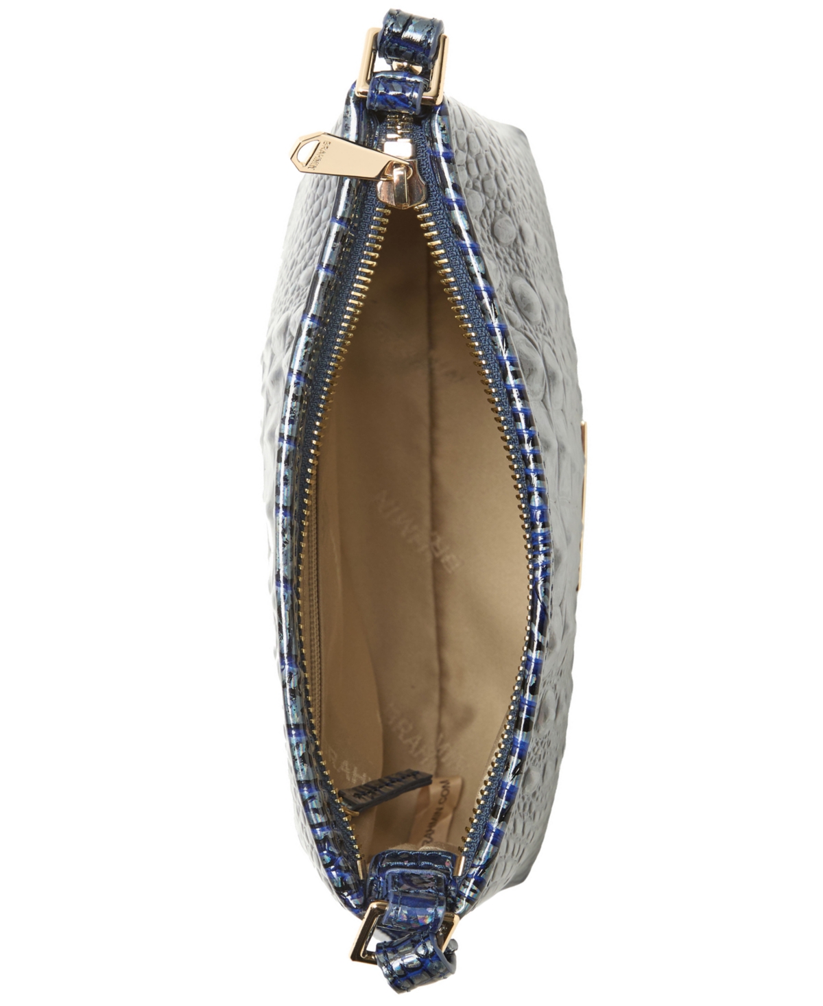 Brahmin Lorelei Melbourne Leather Shoulder Bag In Blue