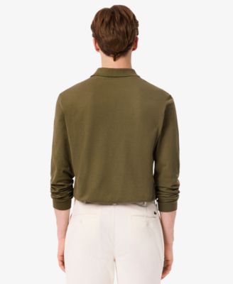 Men's Classic Fit Long-Sleeve Polo Shirt
