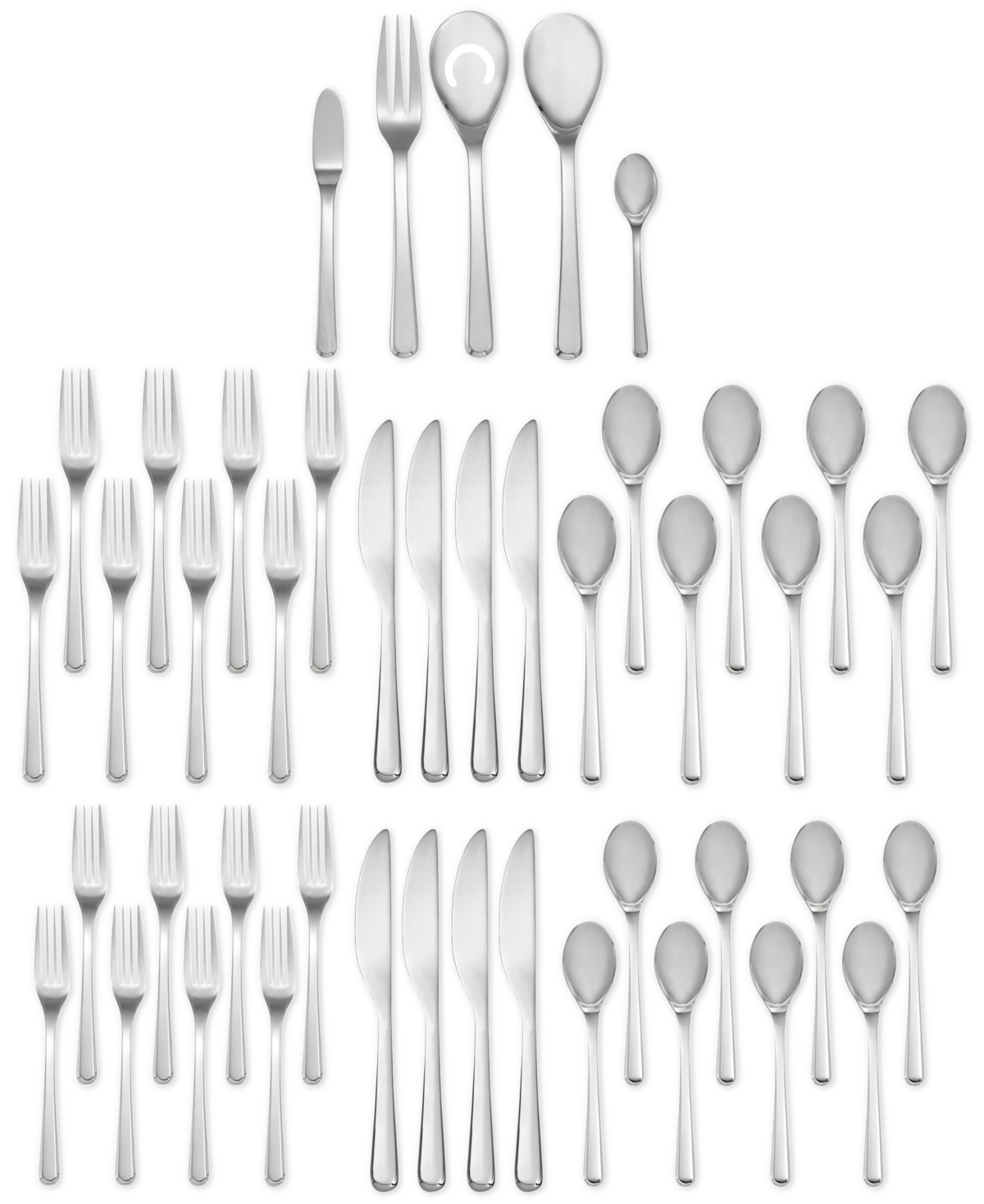 Shop Nambe 45-pc. Aura Flatware Set, Service For 8 In Silver