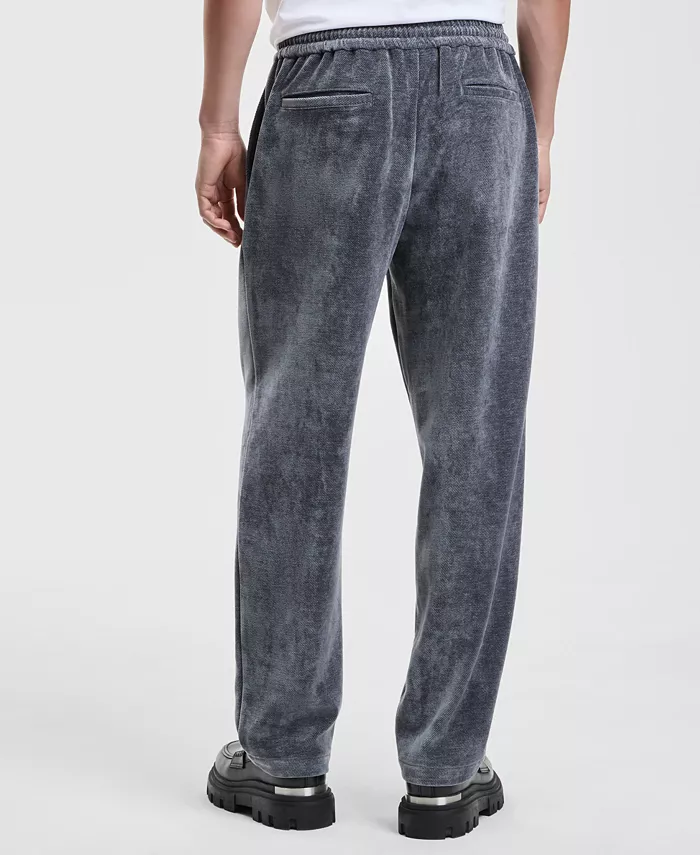 Men's Relaxed Soft Twill Tapered Drawstring Pants - thumbnail 2