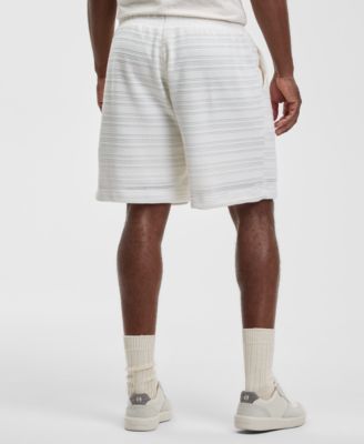 Men's Textured Drawstring 7" Shorts, Macy's Exclusive
