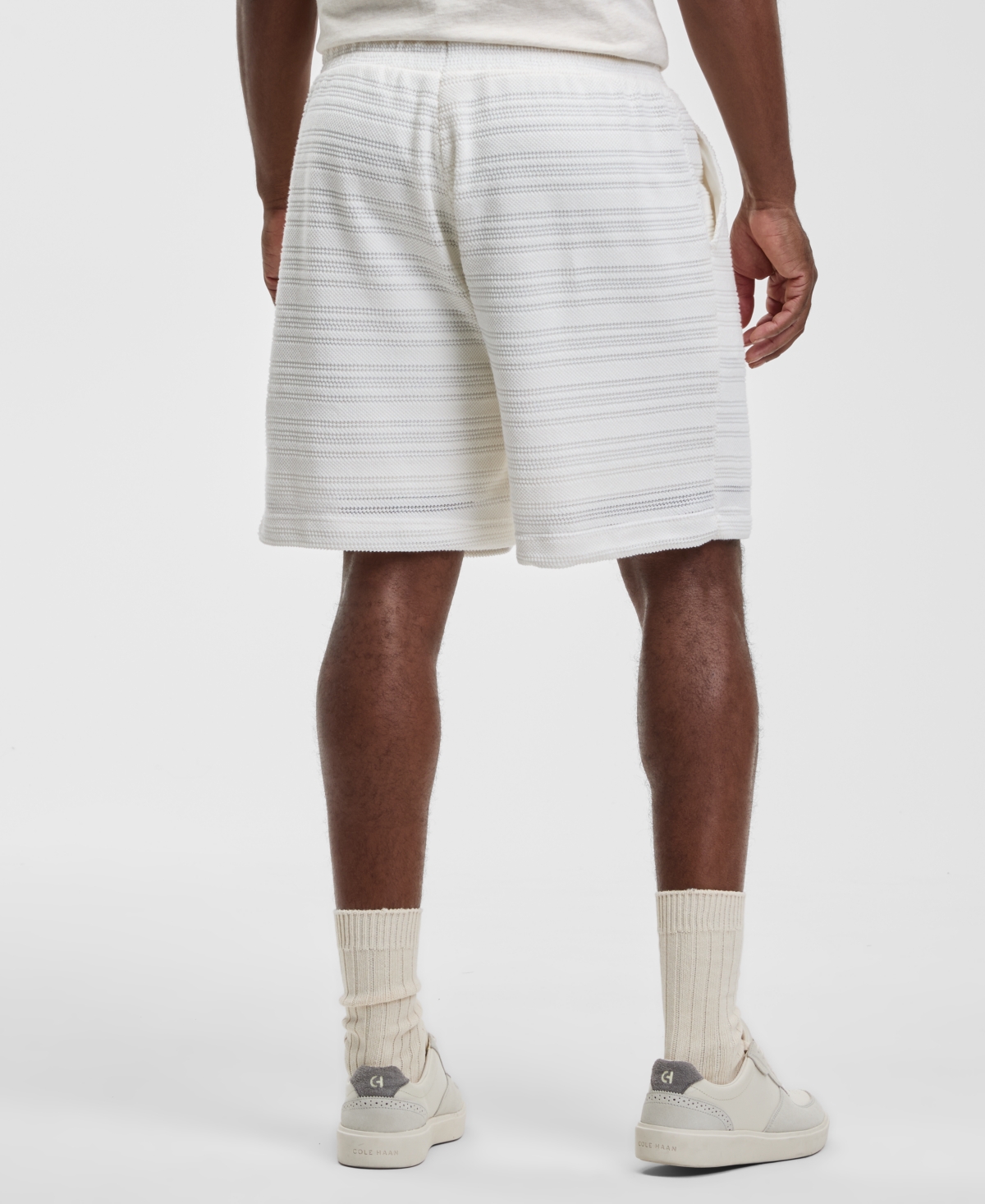 Mode Of One Men's Textured Drawstring 7" Shorts, Macy's Exclusive In Multi