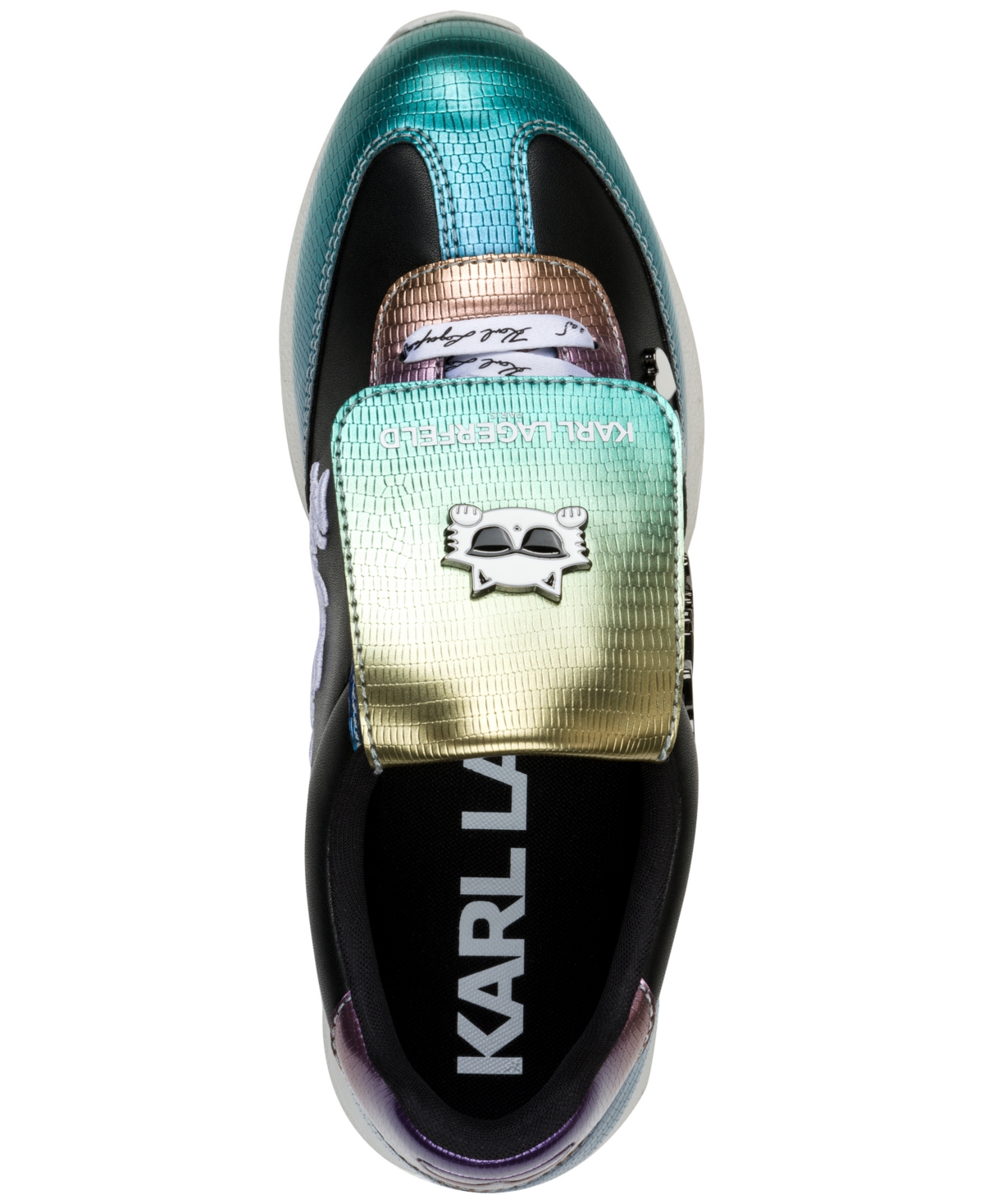 Karl Lagerfeld Paris Women's Minia Pins Lace-Up Sneakers
