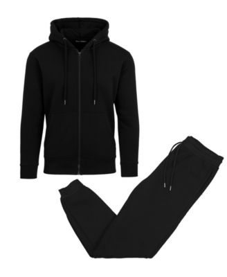 Blu Rock - Men's 2-Piece Full-Zip Sweater Hoodie and Jogger Sweatpants Set