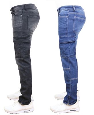 Men's 2-Pack Stretch Cargo Pocket Jeans