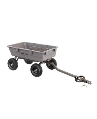 Heavy-Duty Poly Yard Dump Utility Cart with 800 lb Capacity